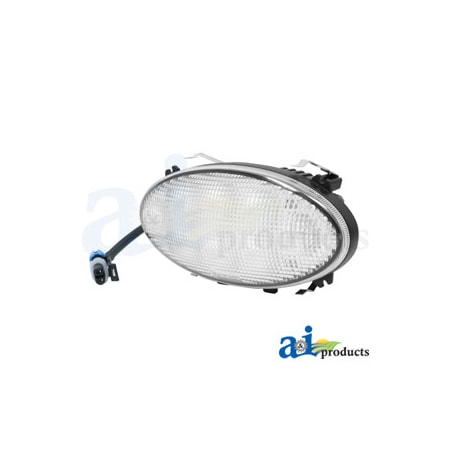 A & I Products Work Lamp, LED, Amber, Flood / Spot, Oval 7.5" x5" x5" A-WL9235